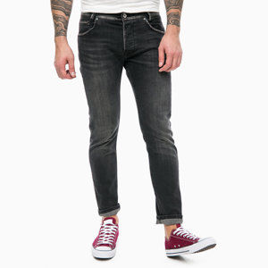 Pepe Jeans pánské tmavě šedé džíny Spike - 33/32 (000)